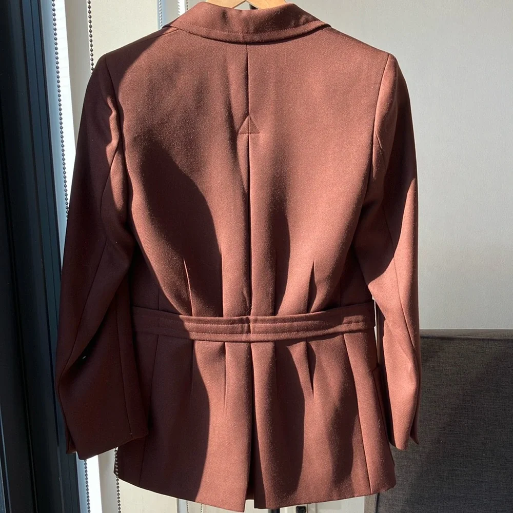 Prada Brown wool Women's tailored blazer - Picture 3 of 9